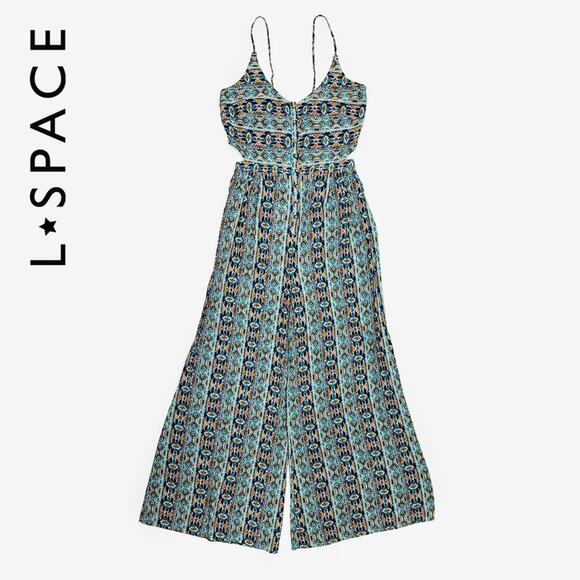 NWT! L*SPACE Zanzibar Wide Leg Jumpsuit - Picture 10 of 10